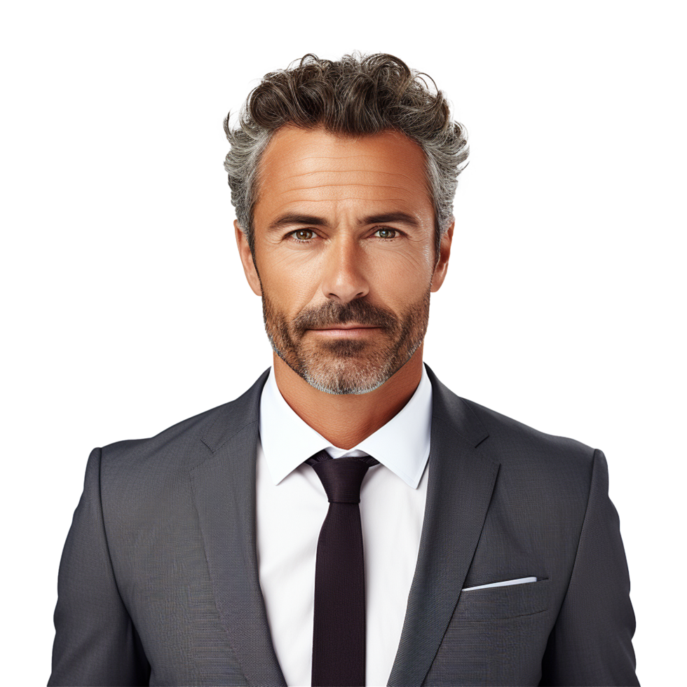 AI generated Businessman isolated on transparent background png