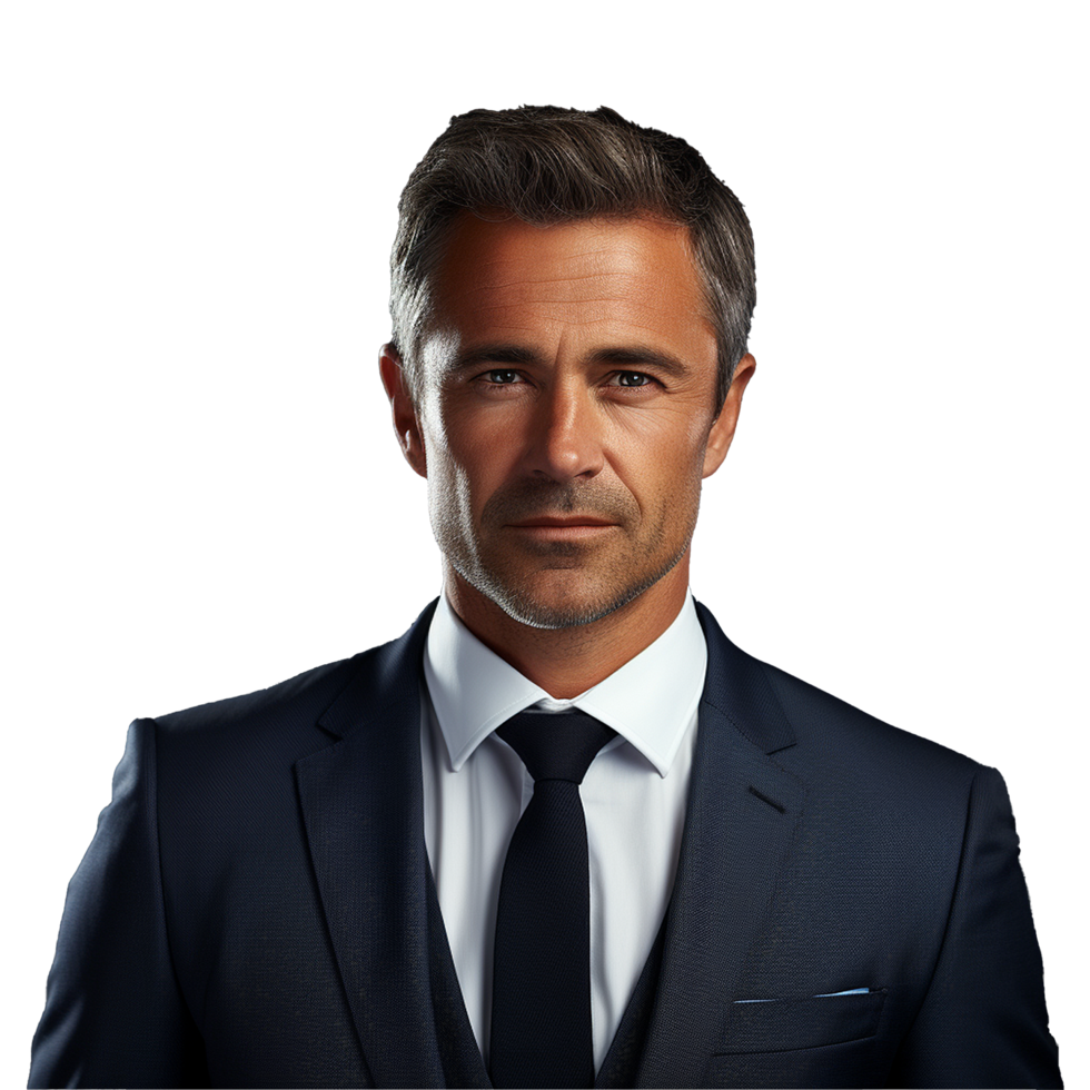 AI generated Businessman isolated on transparent background png