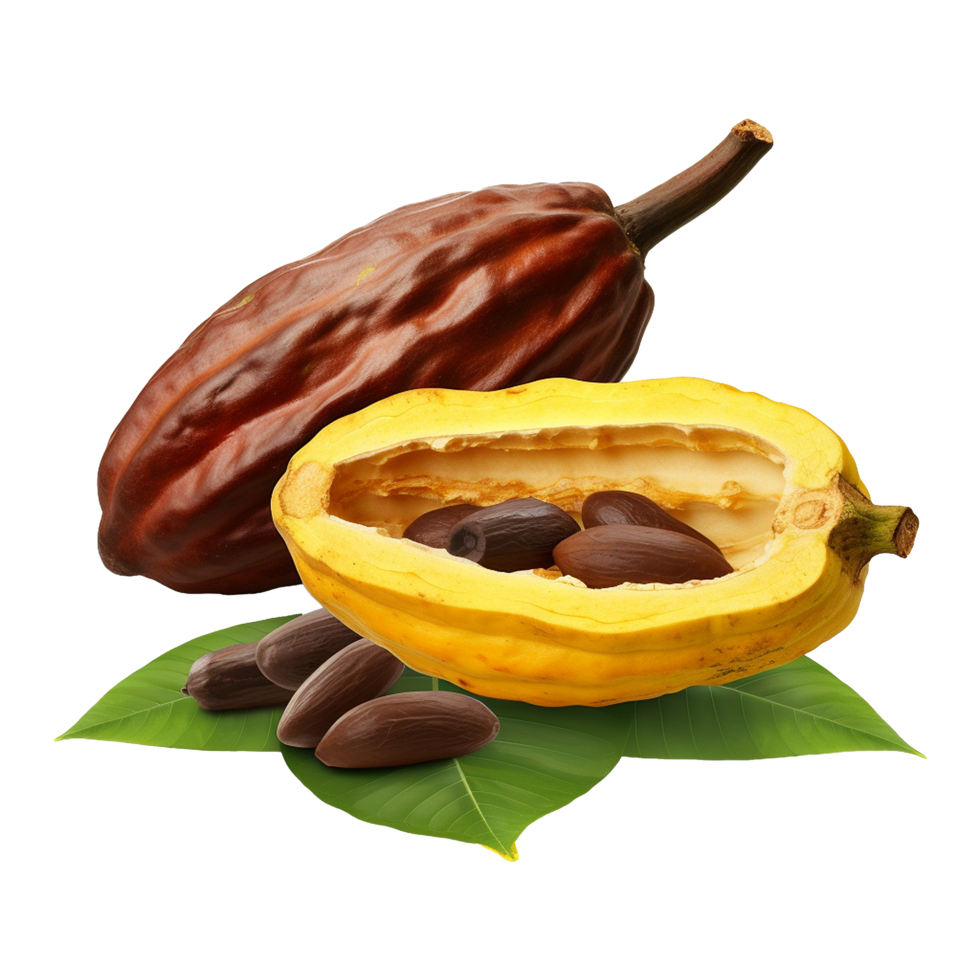 AI generated Cocoa png isolated on transparent background