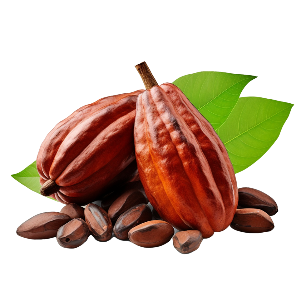 AI generated Cocoa png isolated on transparent background