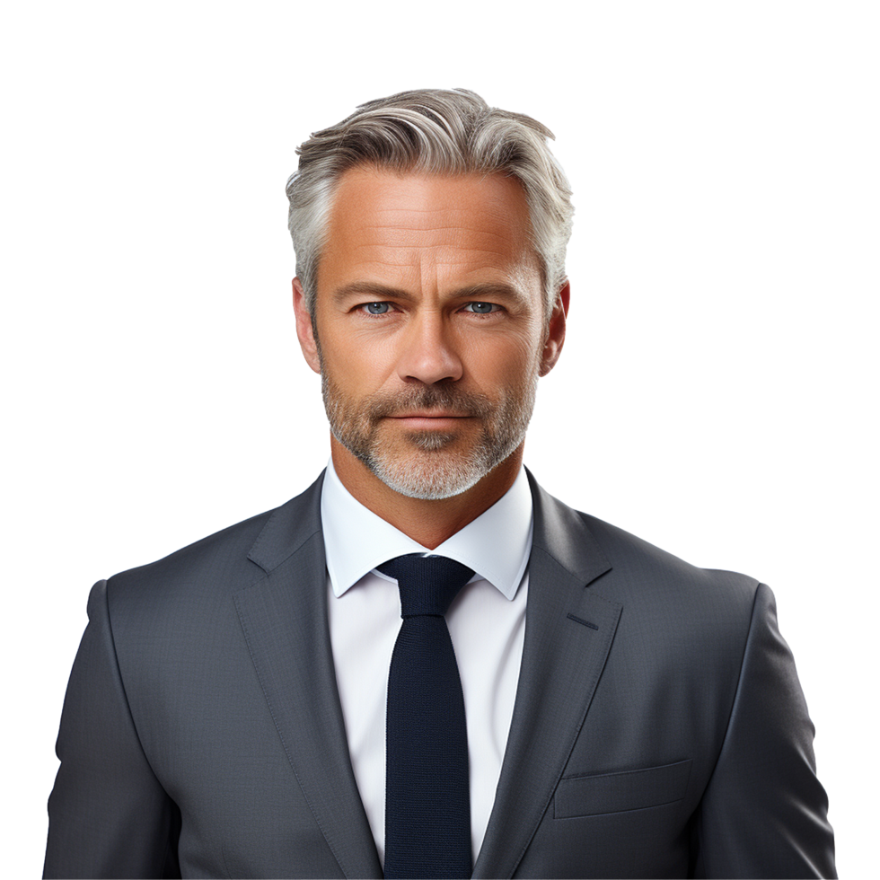 AI generated Businessman isolated on transparent background png