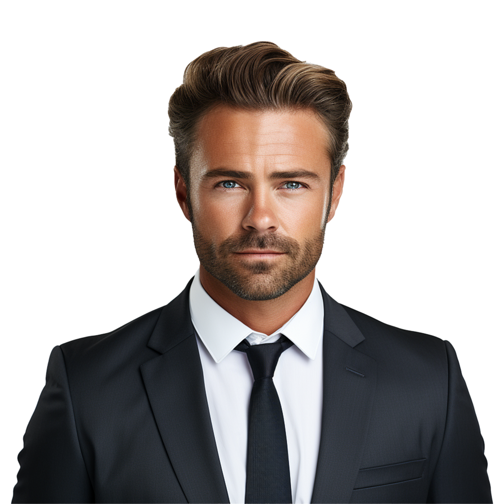 AI generated Businessman isolated on transparent background png