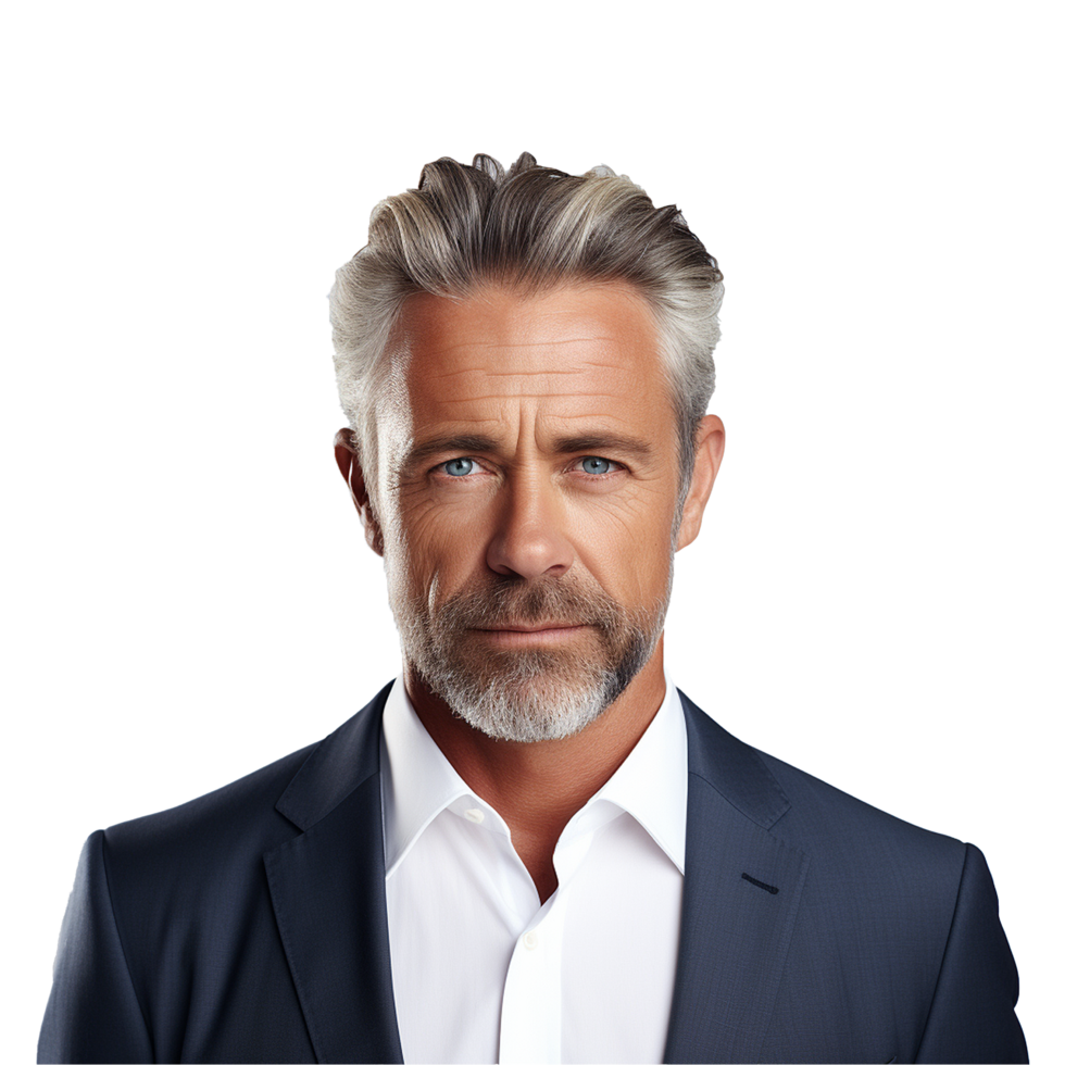 AI generated Businessman isolated on transparent background png