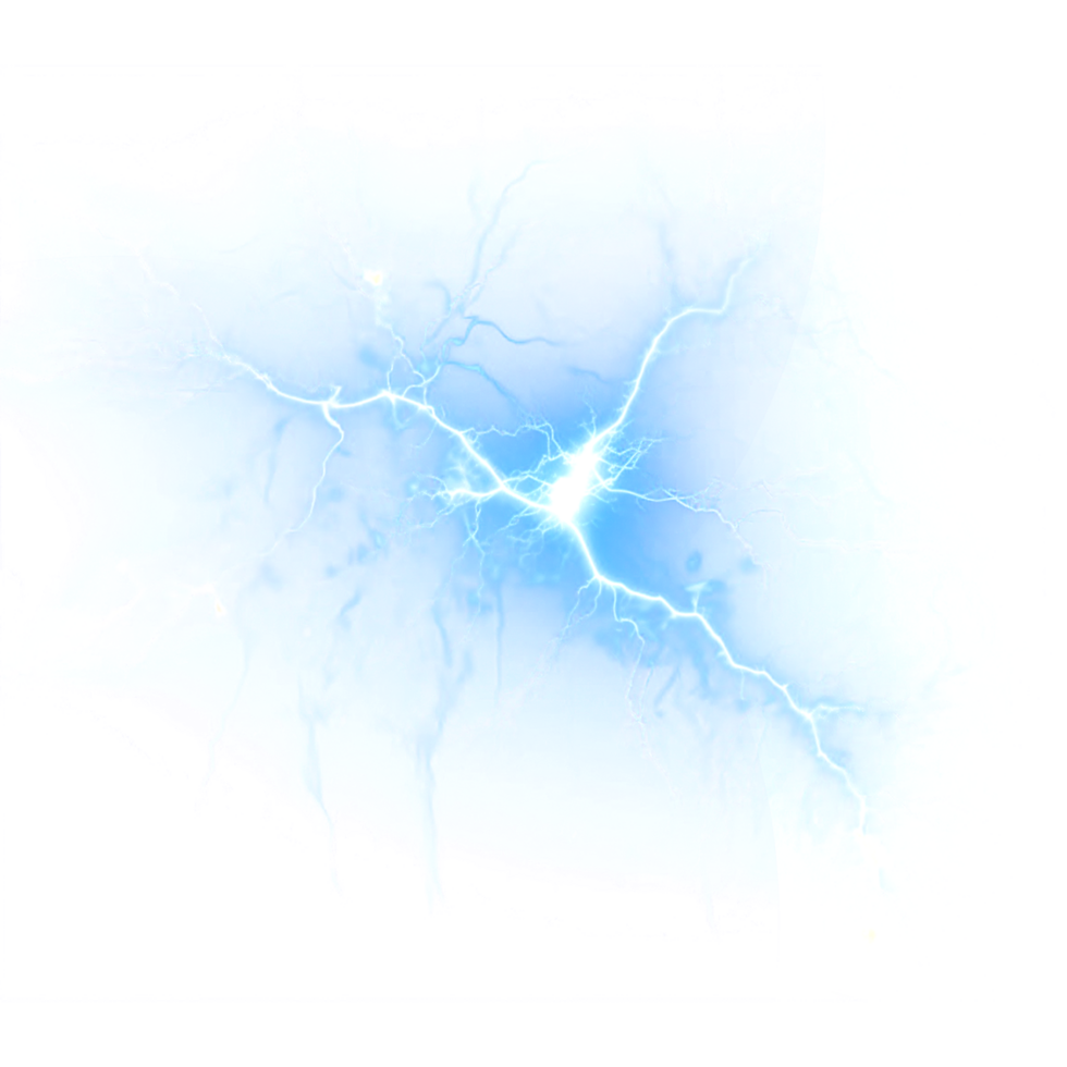 AI generated Thunder light effect png