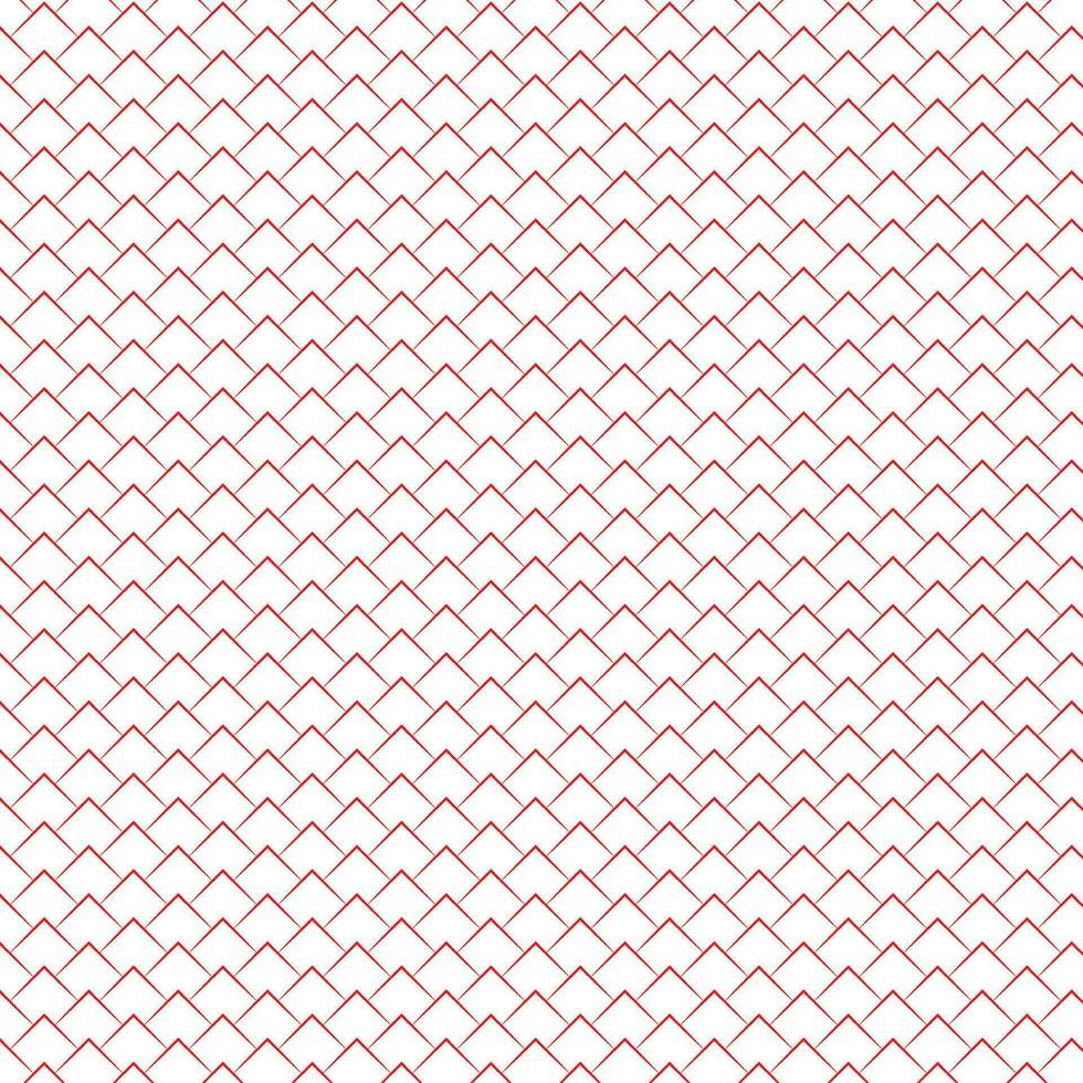 modern simple abstract seamlees red color triangle frame pattern art vector