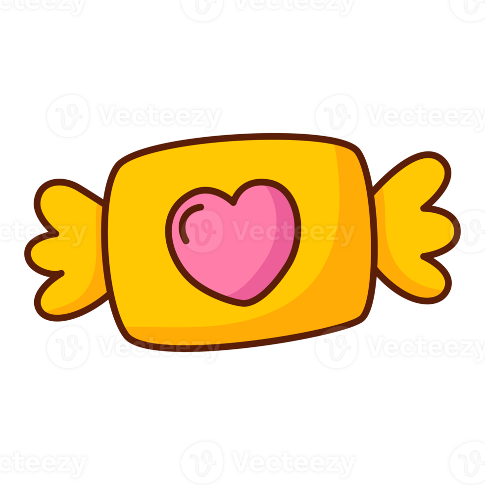 Sweet candy cartoon icon. png