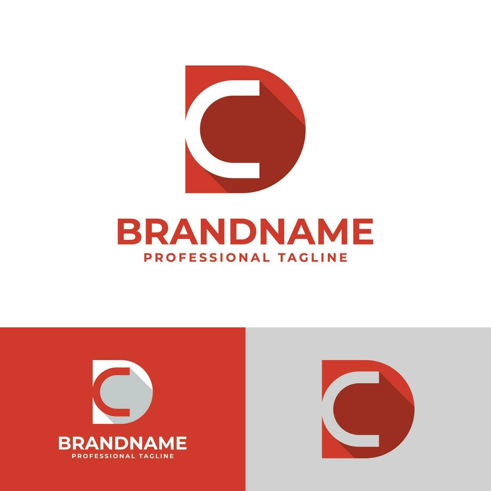 Letter DC Letter Logo, suitable for business DC and CD intials vector