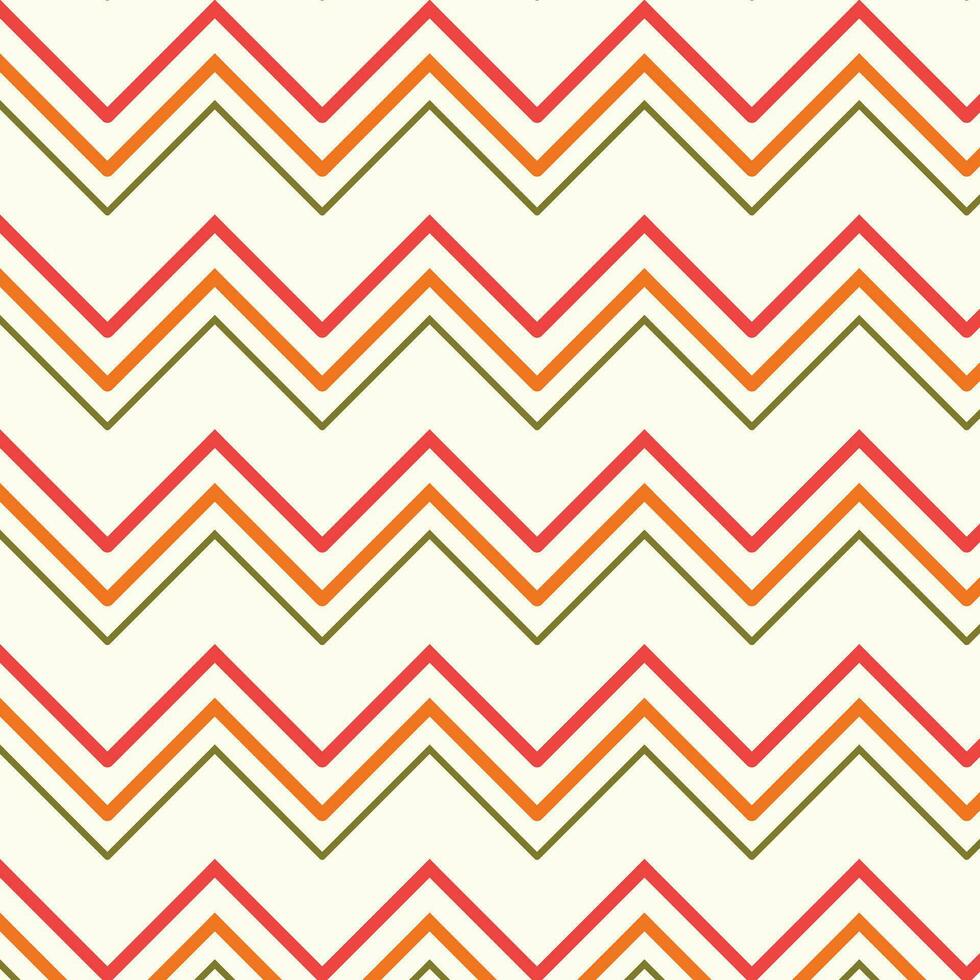 Zig zag pattern autumn vibes vector