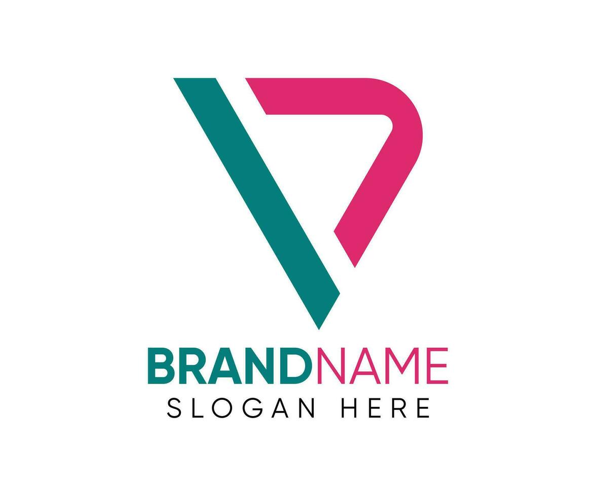 V D logo design vector template