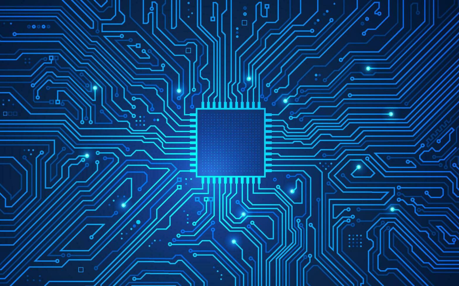 graphic of electronic pattern or motherboard CPU created as background or element decoration vector