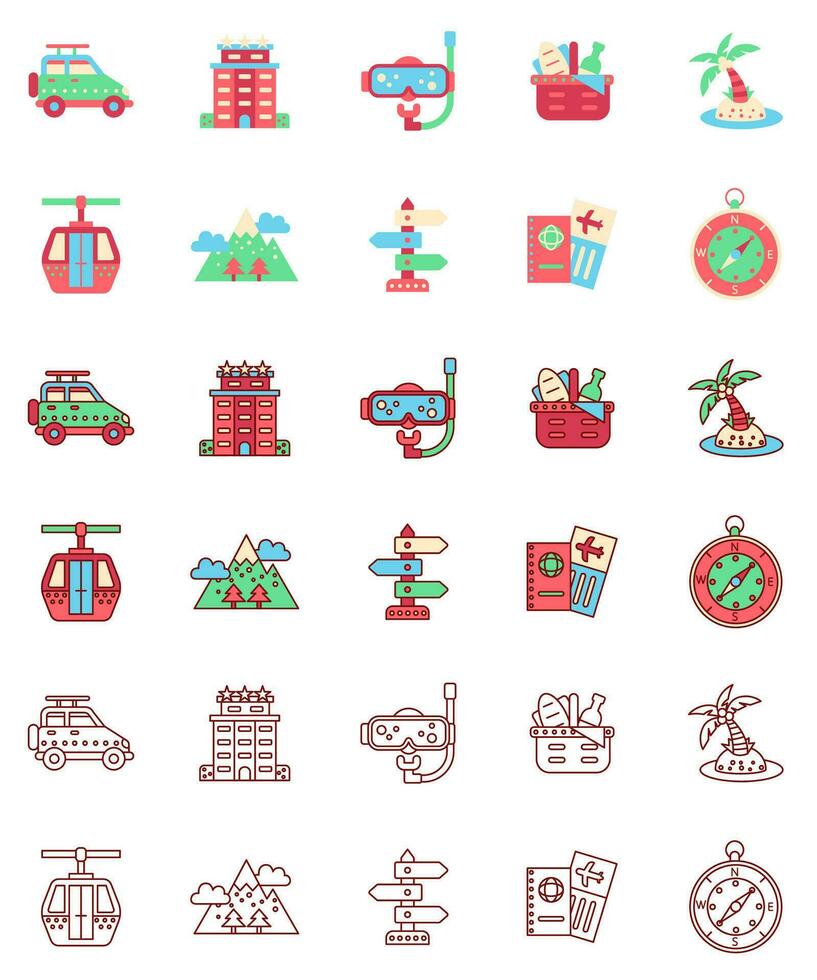 Traveling Element Collection vector