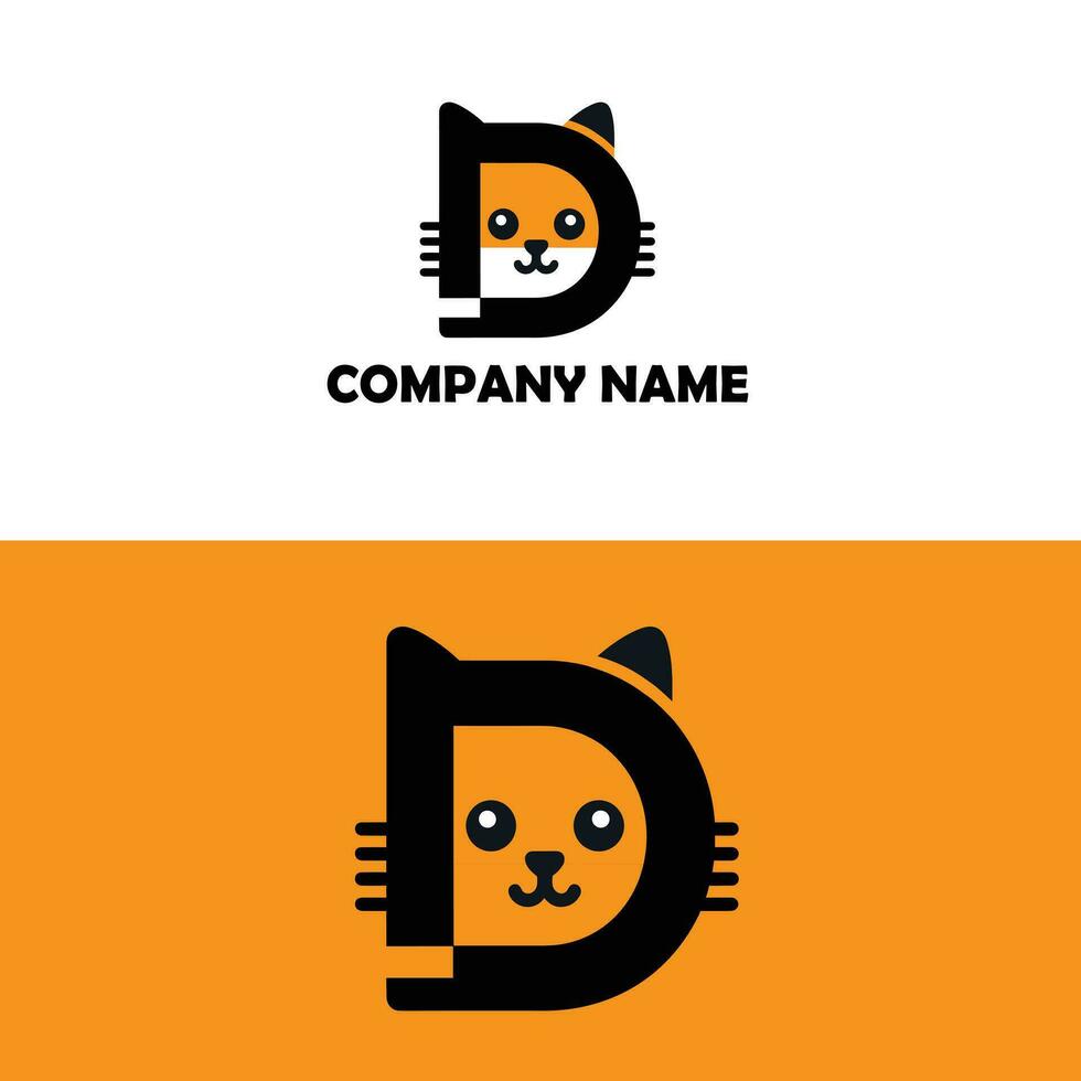 Letter D logo vector