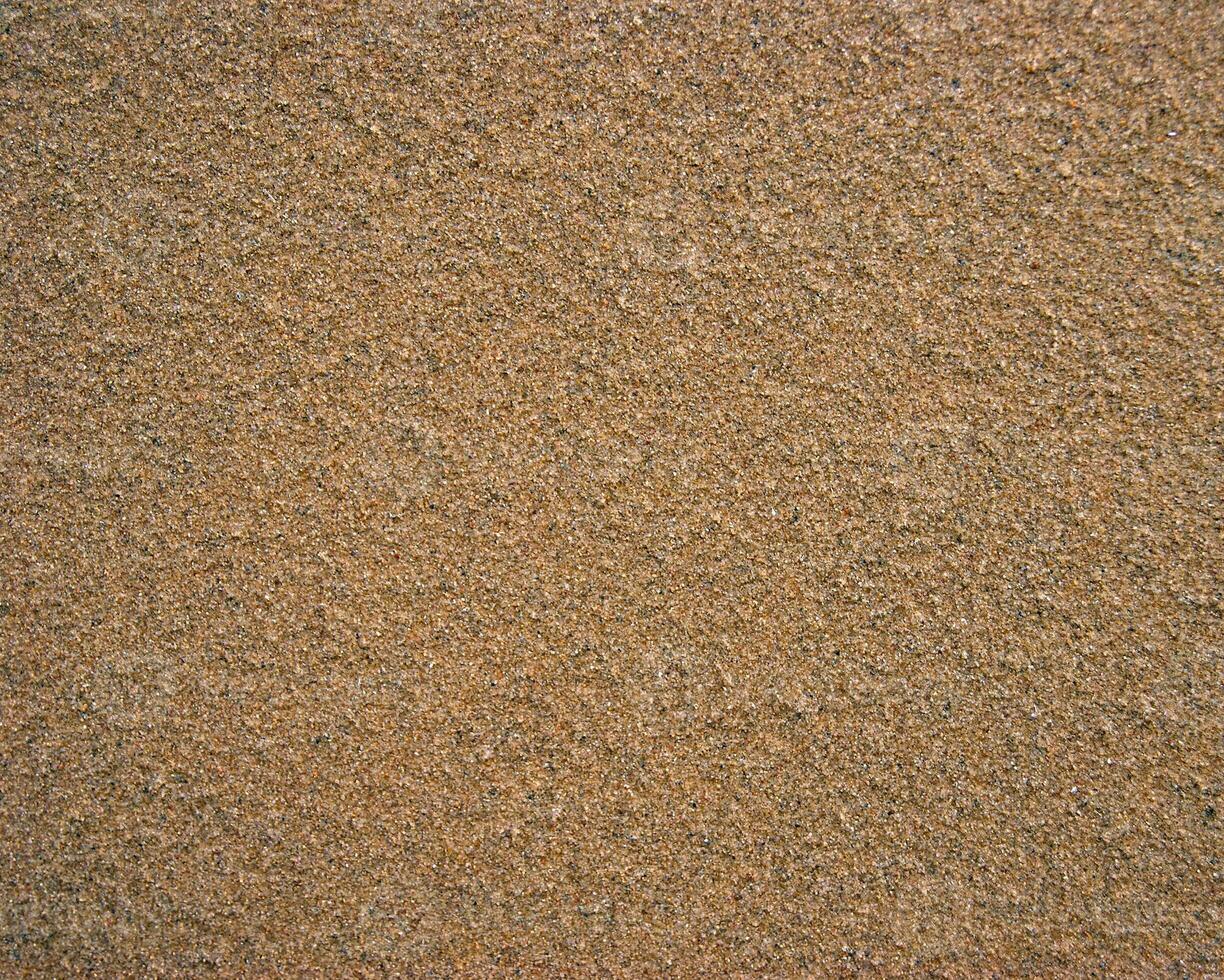 Ivory horizontal wall covered with plaster texture. photo