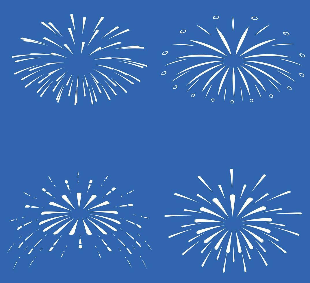 fire crackers sparks design illustration vector