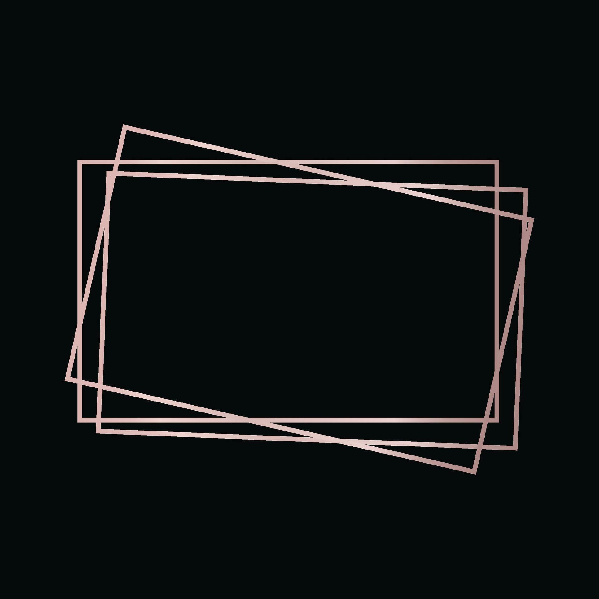 Rose gold geometric polygonal frame 35989168 Vector Art at Vecteezy