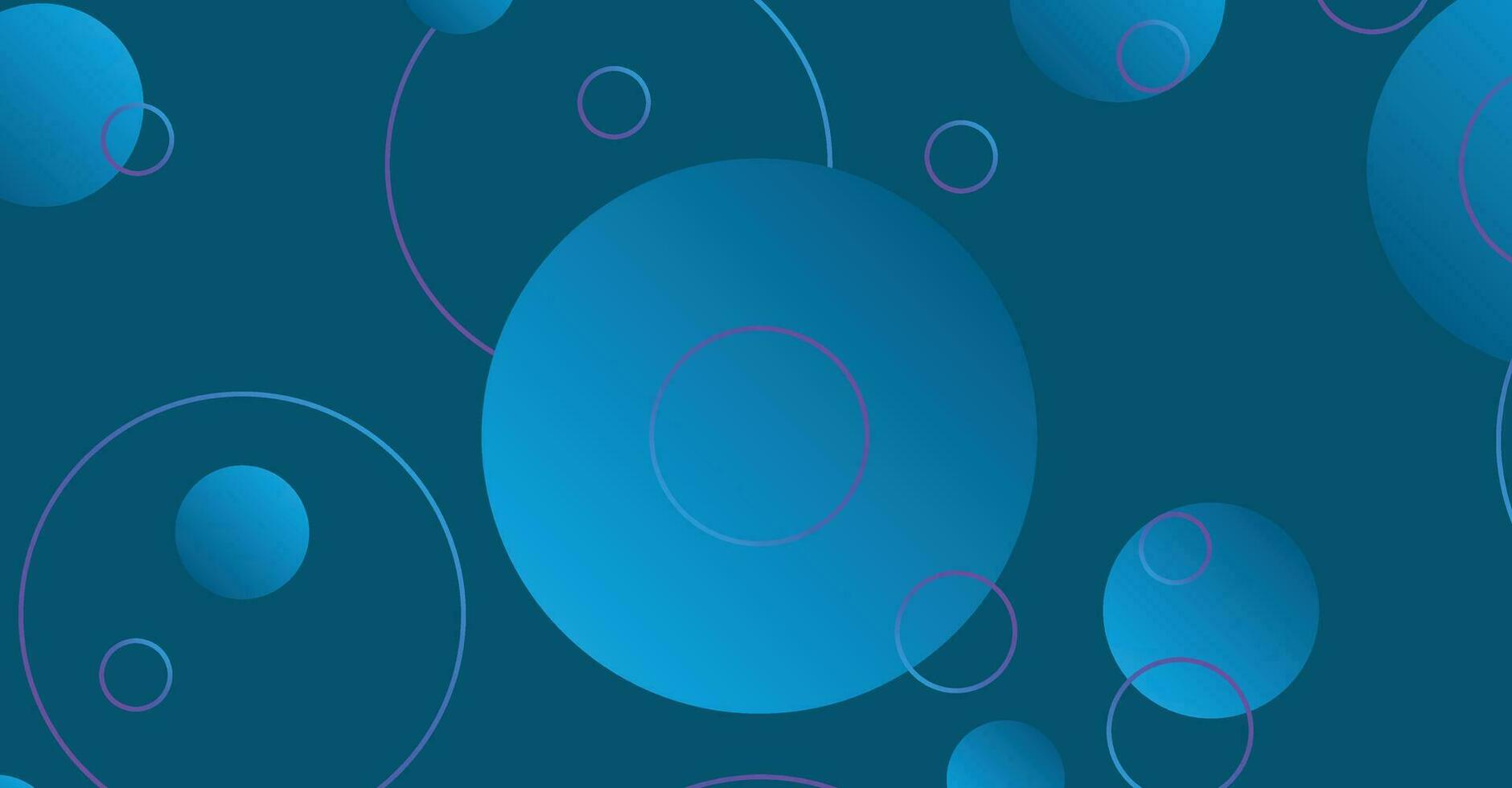 Abstract minimal gradient geometric circle background vector