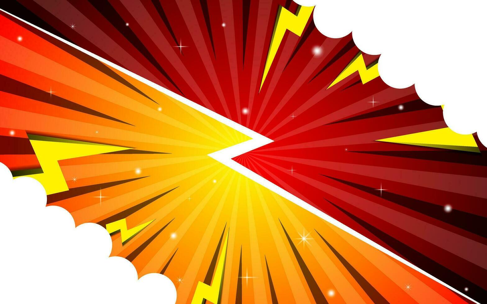 Versus fight background comic style design. Vector illustration