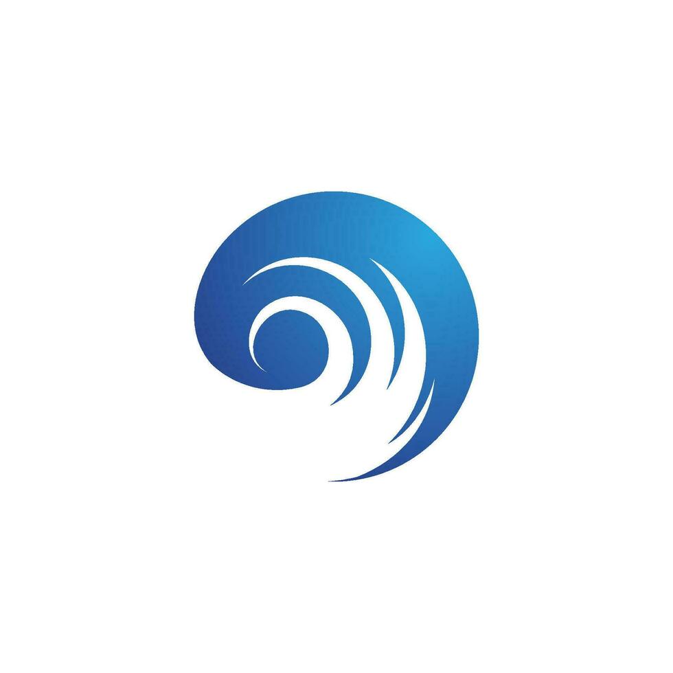 Water wave icon vector design