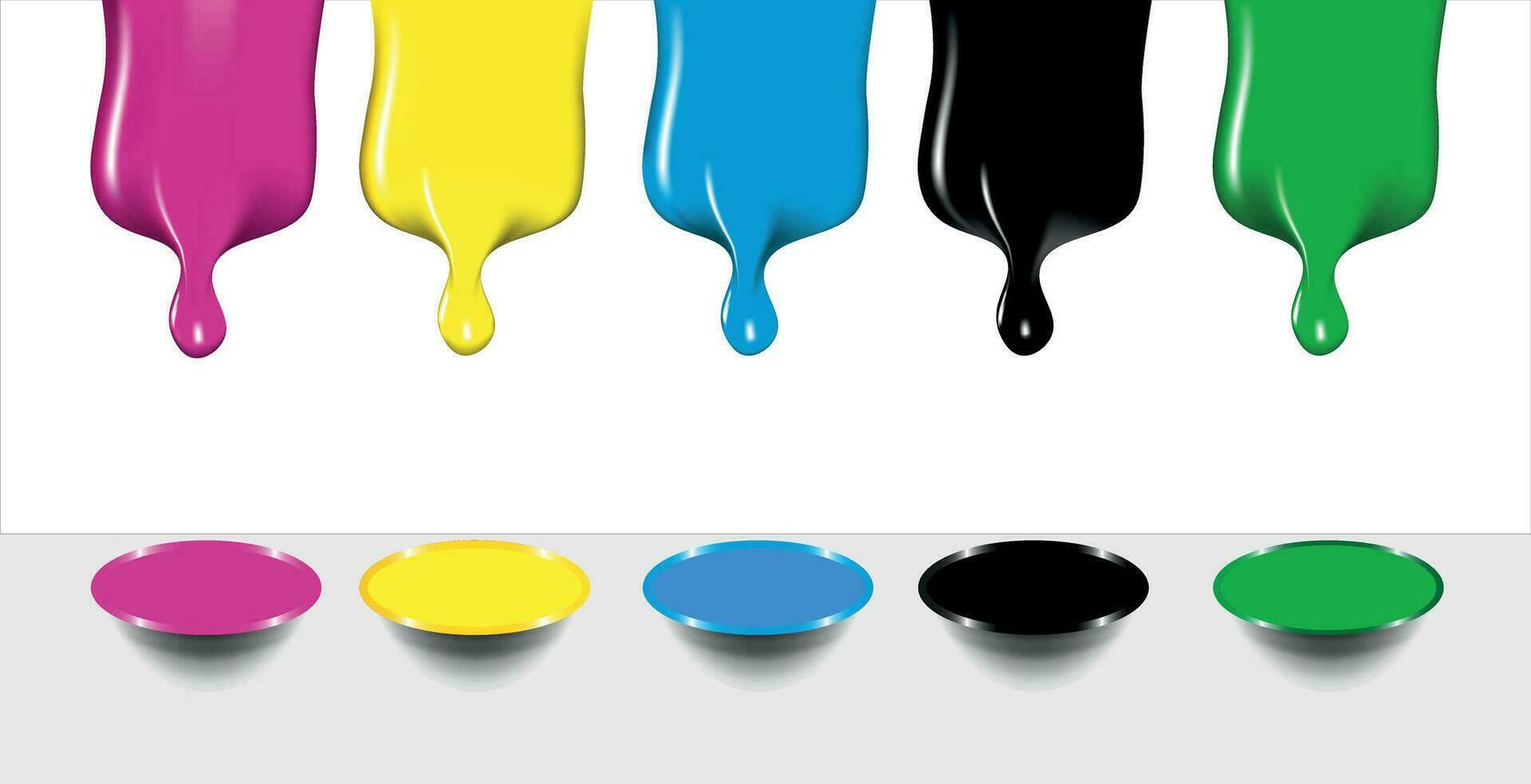 Ink Paint colour vector