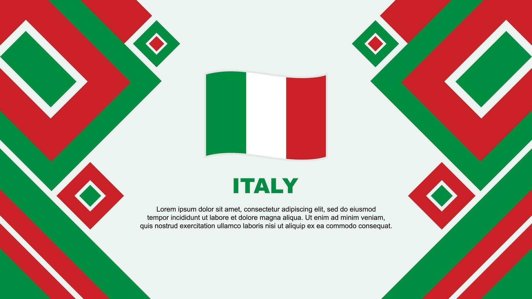 Italia bandera resumen antecedentes diseño modelo. Italia independencia día bandera fondo de pantalla vector ilustración. Italia dibujos animados