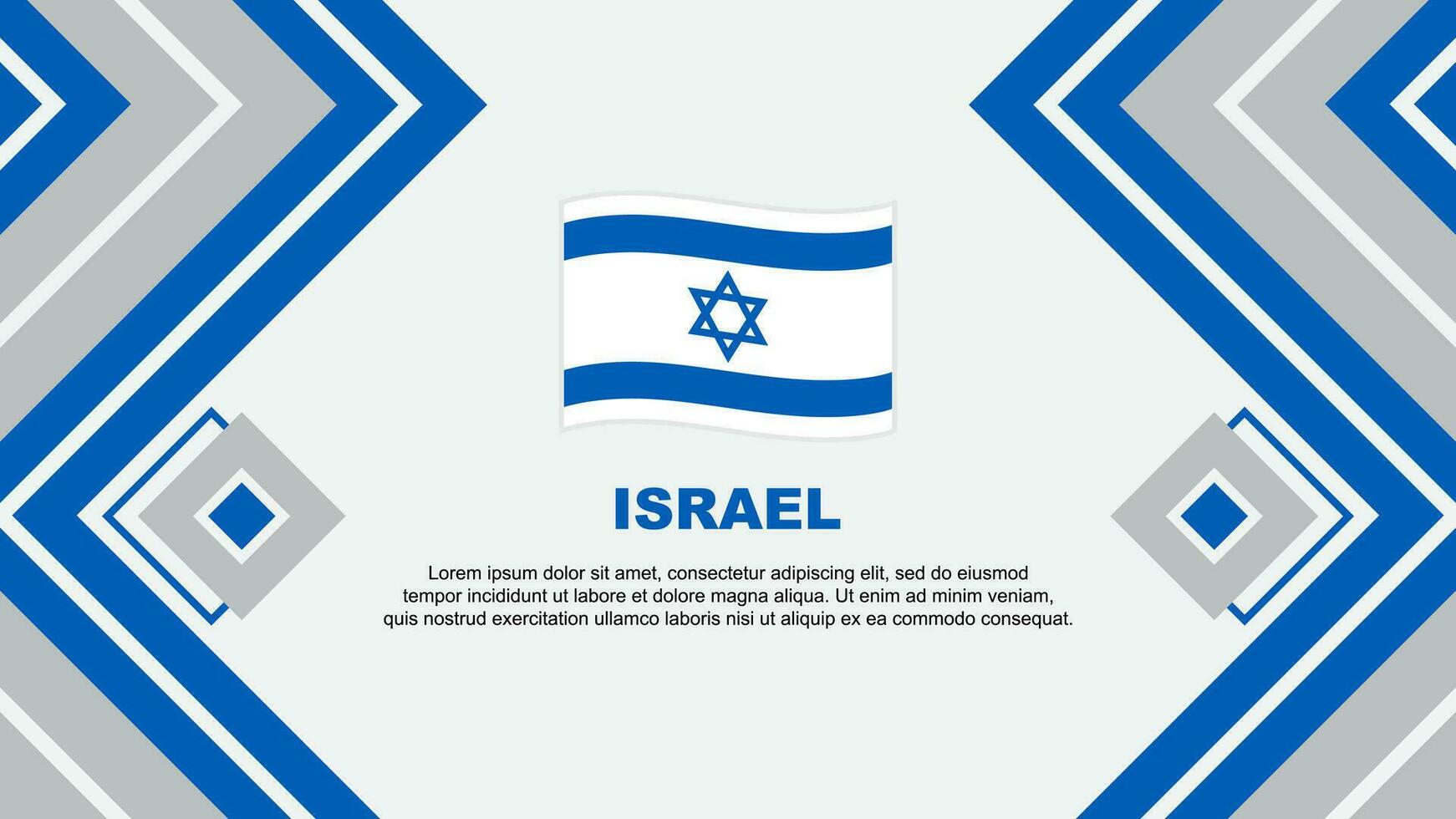 Israel bandera resumen antecedentes diseño modelo. Israel independencia día bandera fondo de pantalla vector ilustración. Israel diseño