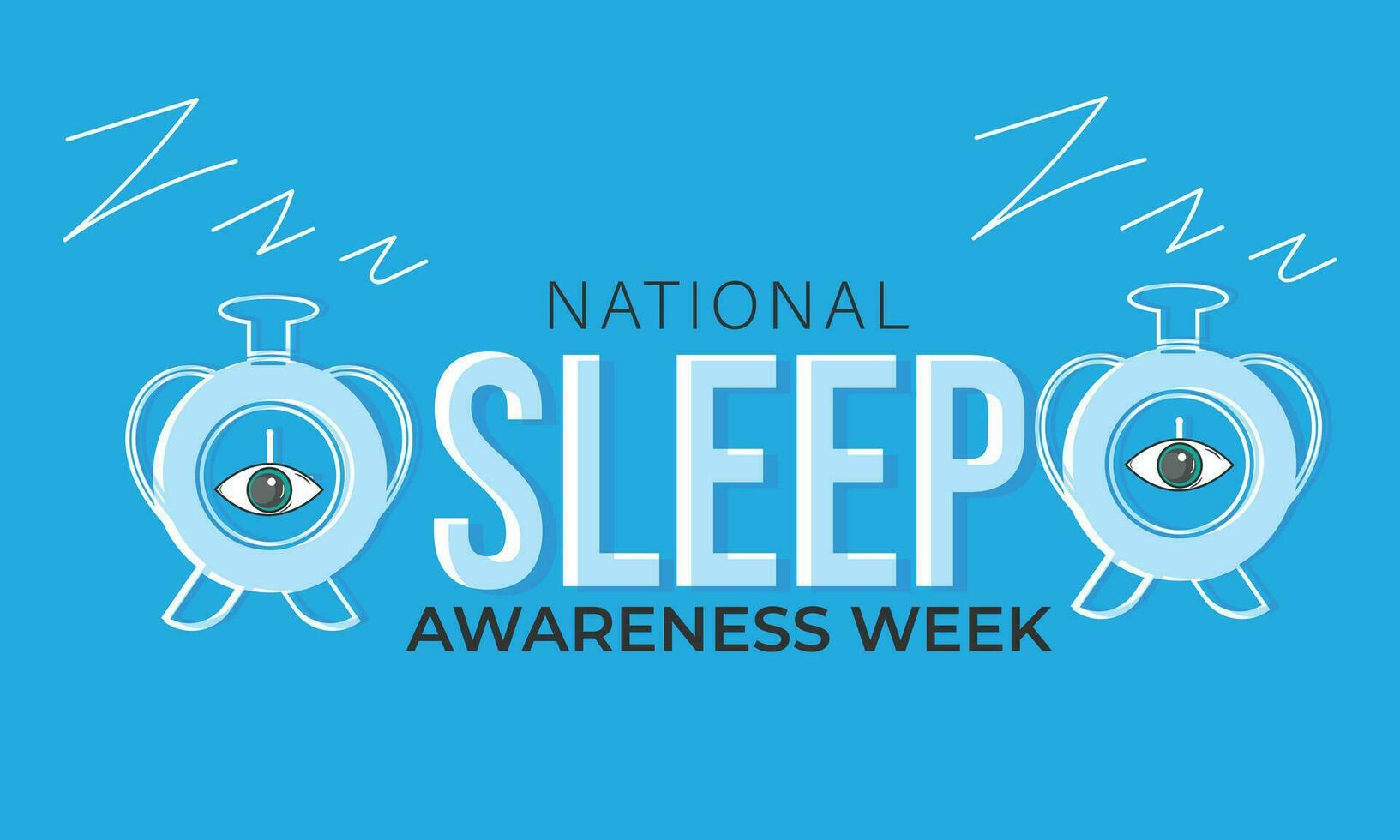 National Sleep awareness Week. background, banner, card, poster