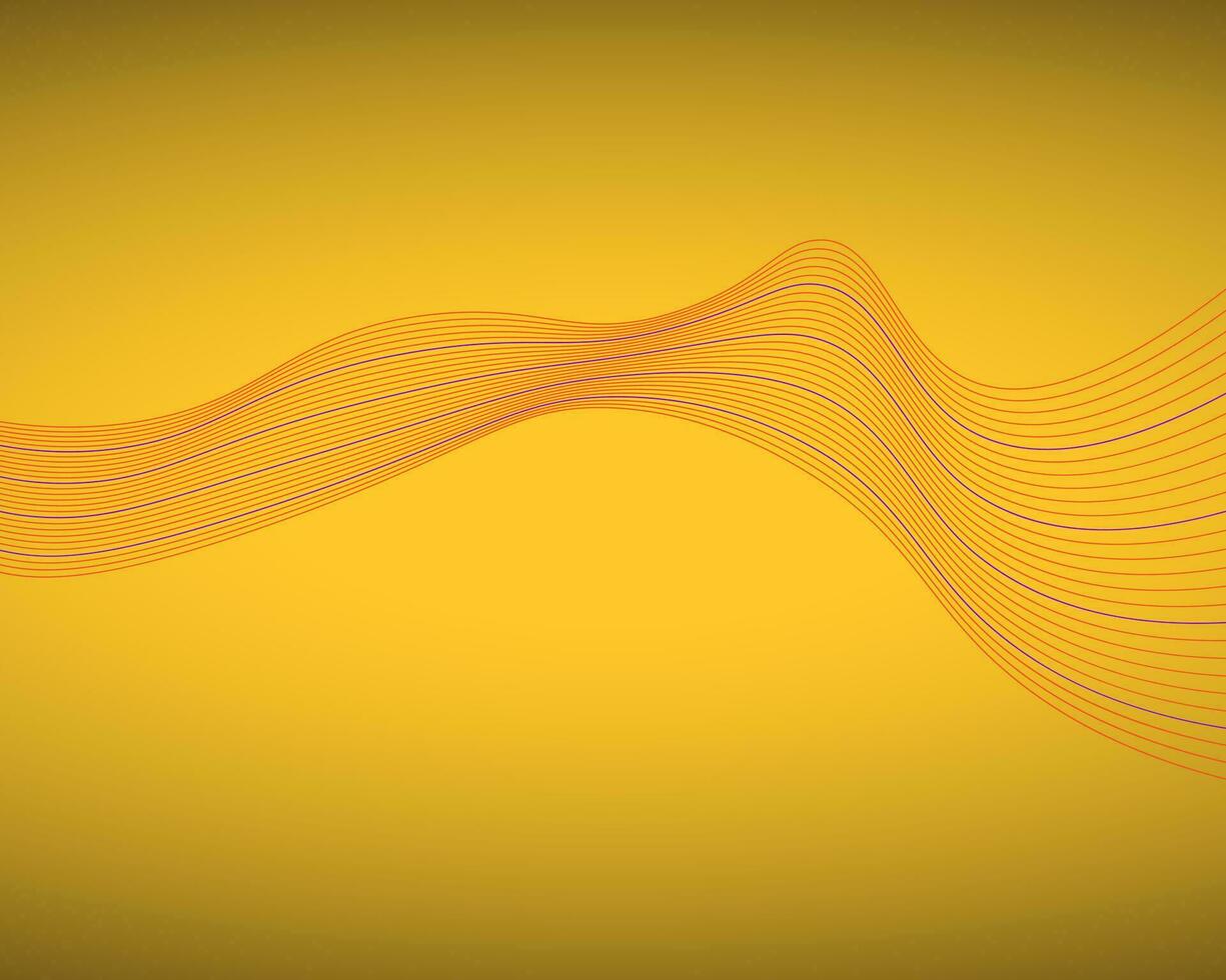 Dynamic wave lines background vector