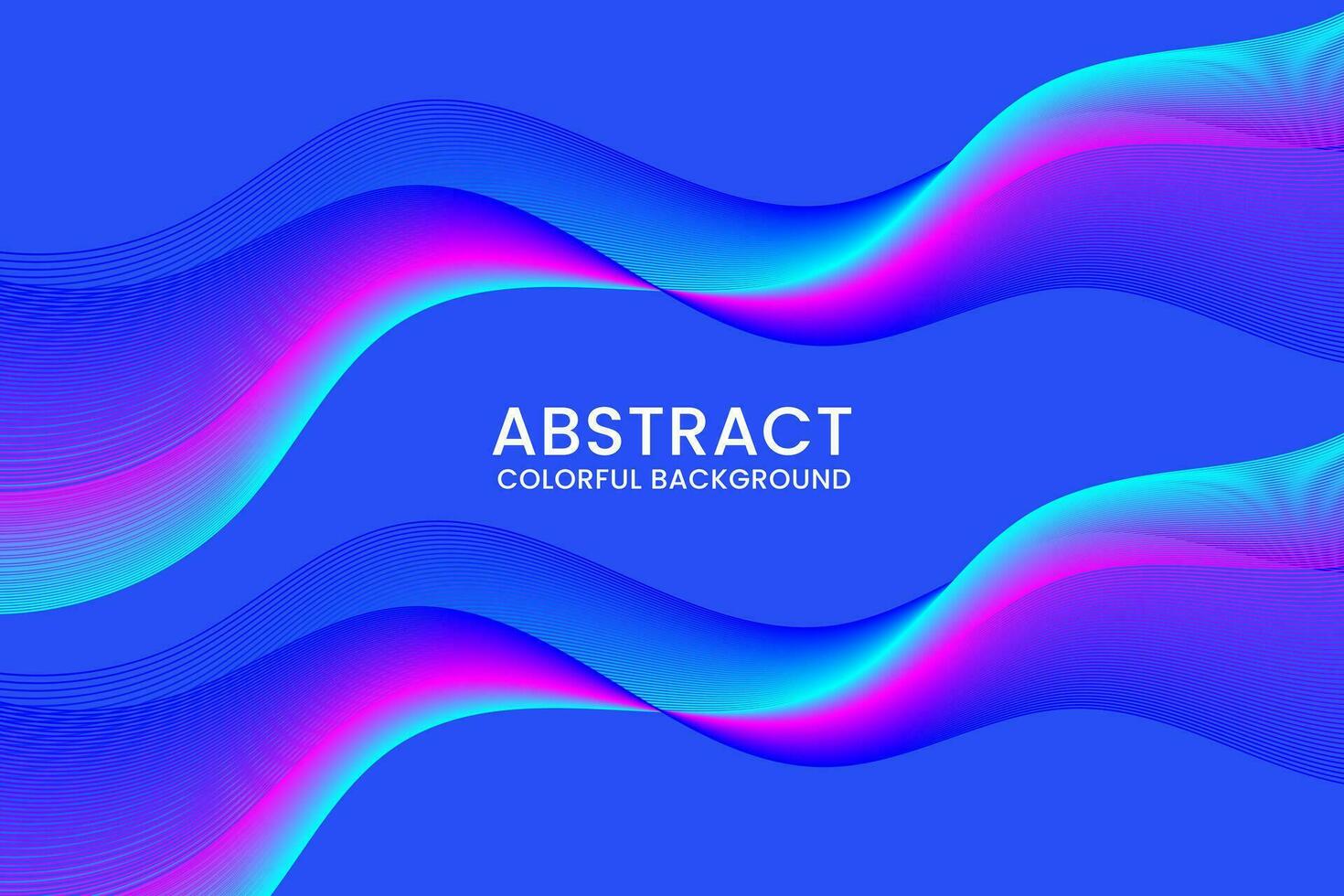 Vector Abstract flow blue background curves line element curves wave 3d curves line effect