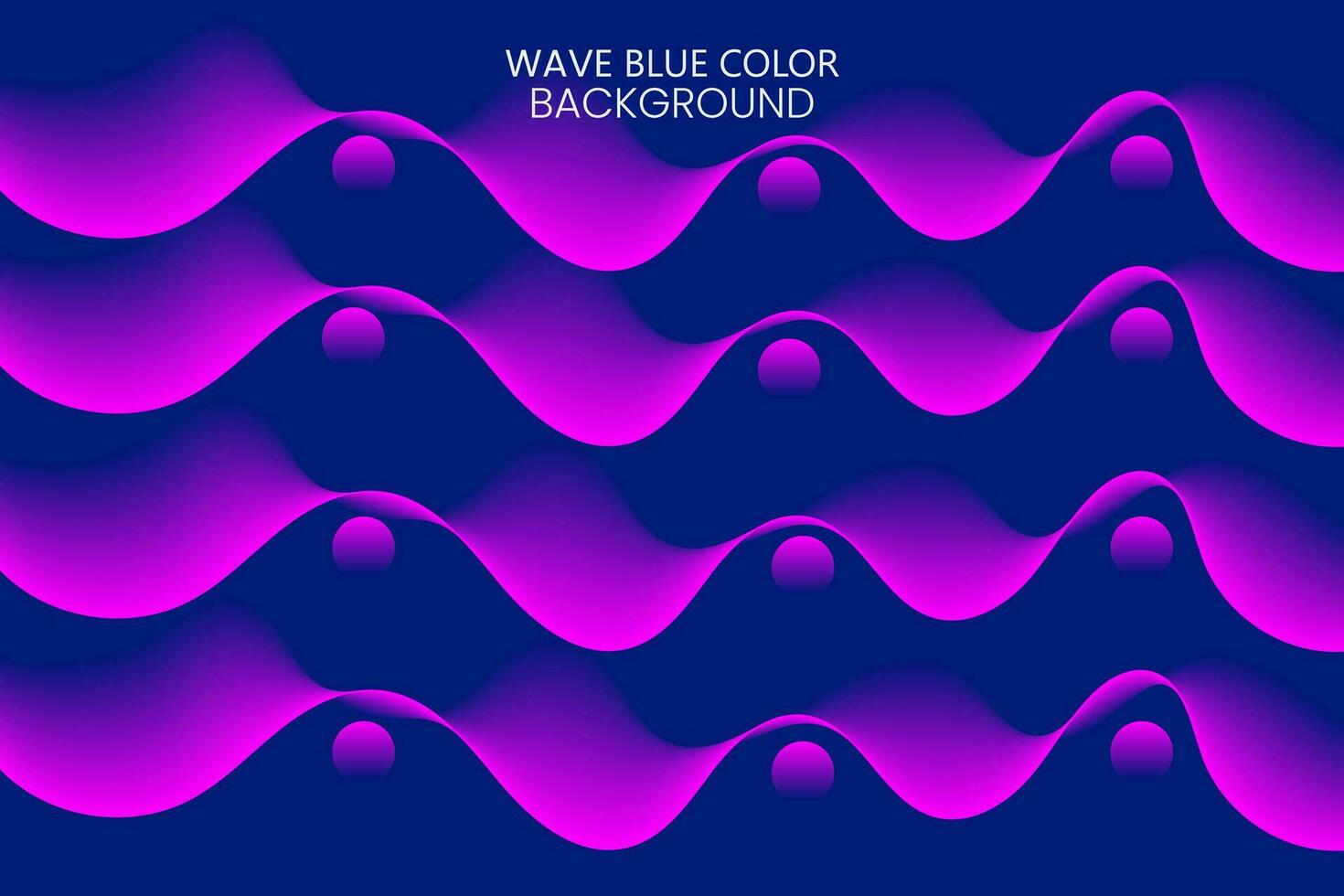 Vector 3d curve shape gradient wave blue color blend tool abstract background