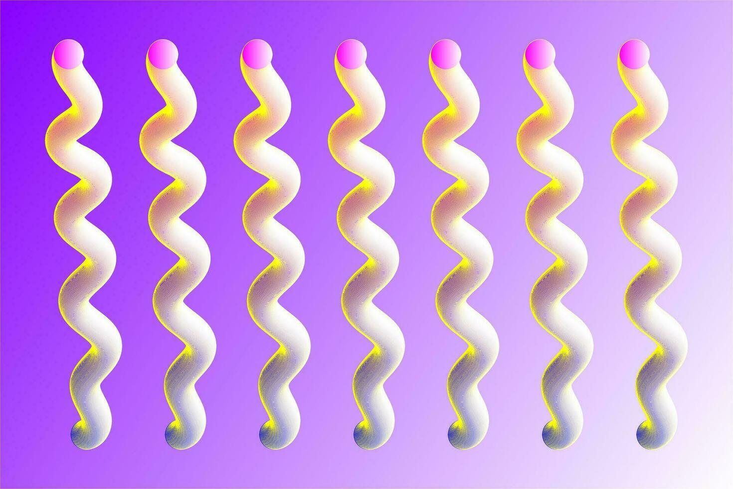 Vector Modern professional abstract Snake fluid design with gradient color cercle 3d vector template