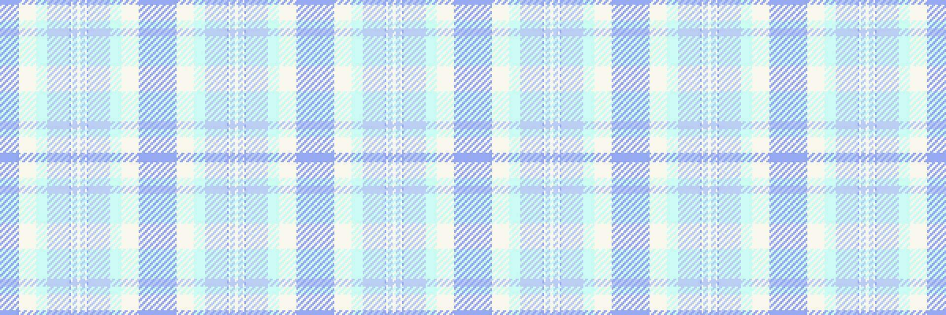 Sensual fabric tartan vector, setting background check seamless. Strip textile texture pattern plaid in light and sea shell colors. vector