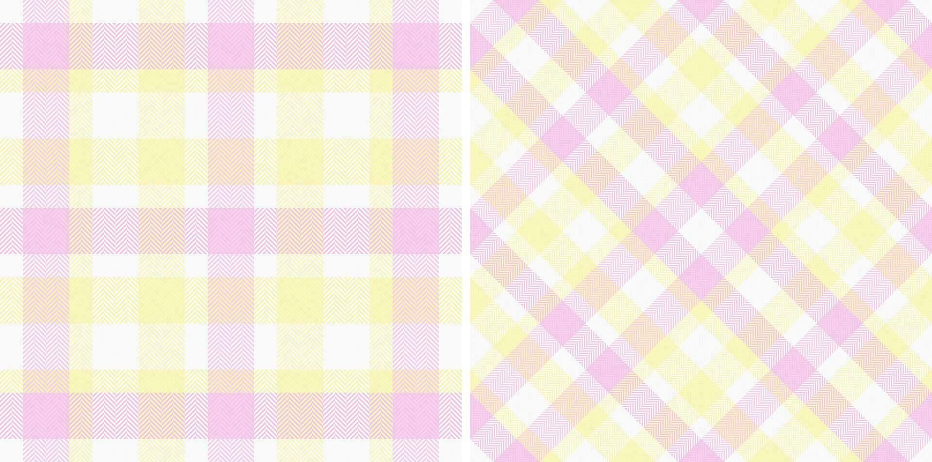 Tartan fabric texture of plaid check background with a textile pattern seamless vector. vector
