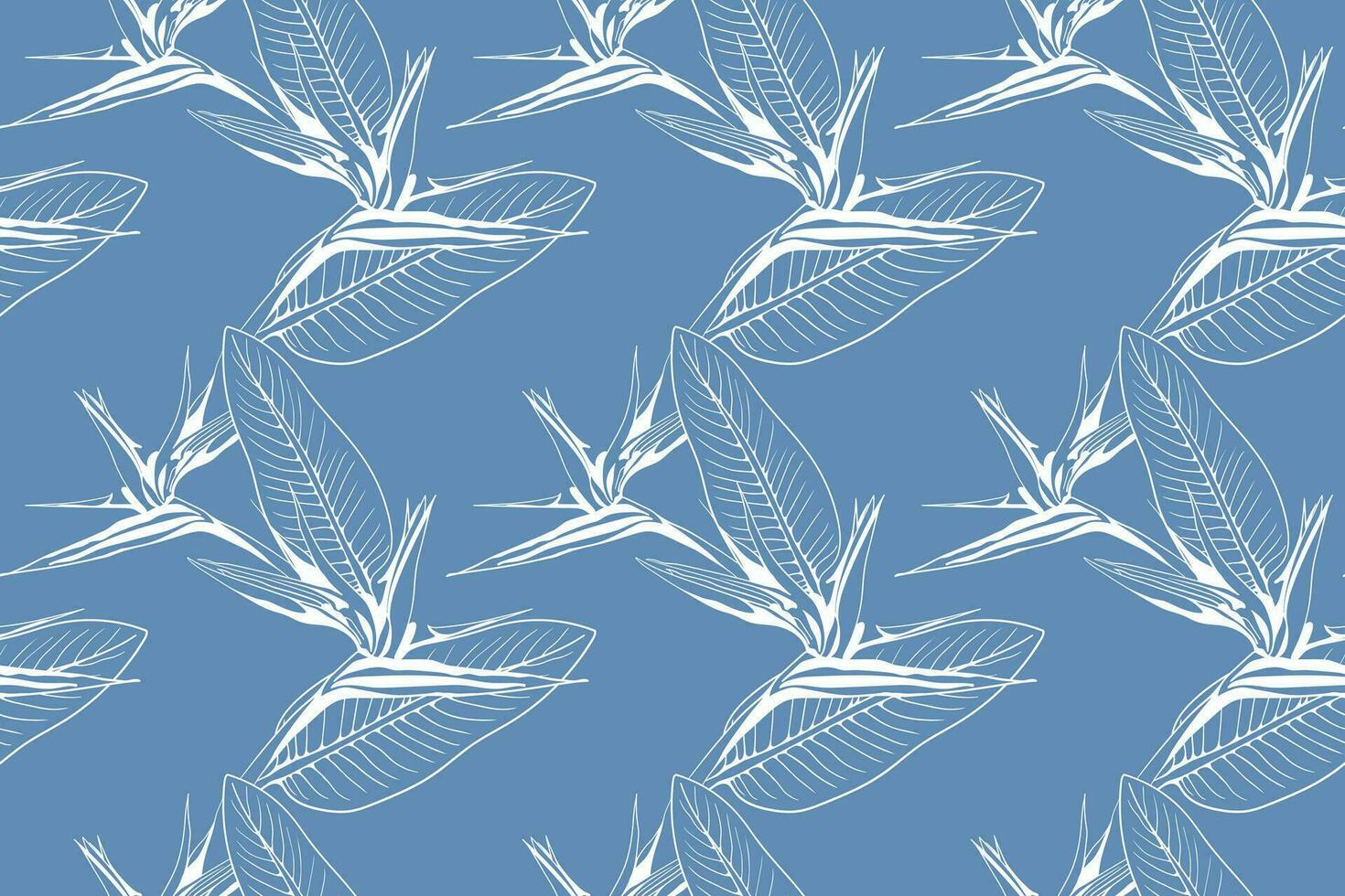 fondo de vector transparente de patrón floral. diseño de papel tapiz de follaje y flores de la naturaleza.