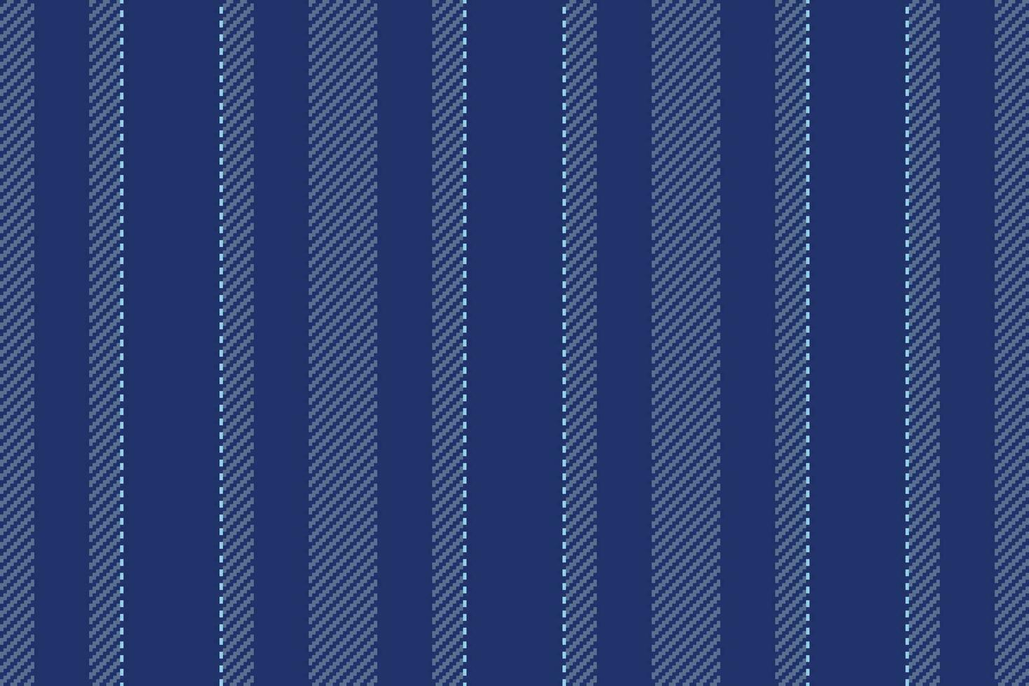 Stripe vertical textile of lines seamless background with a fabric texture vector pattern.