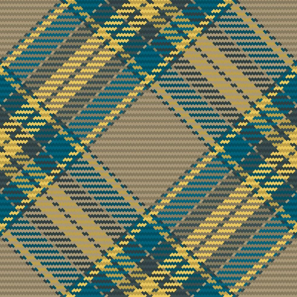 Seamless pattern of scottish tartan plaid. Repeatable background with check fabric texture. Vector backdrop striped textile print.