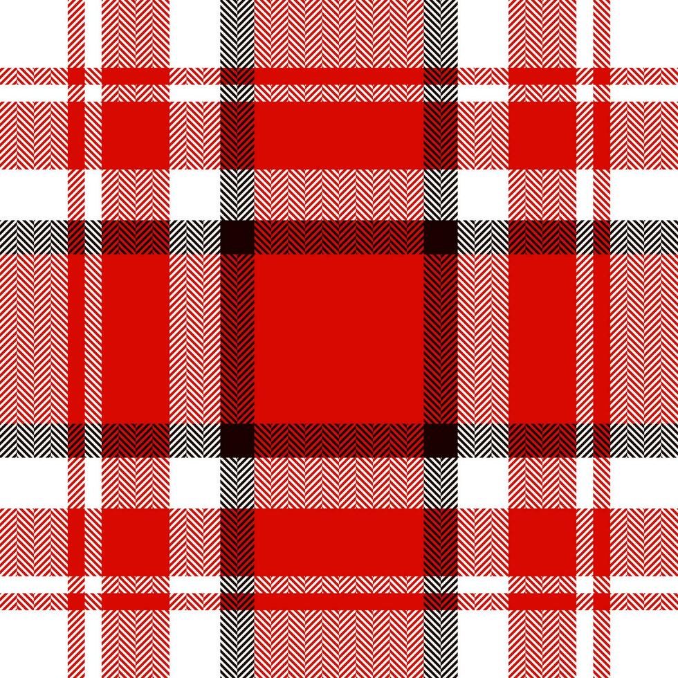 Plaid check pattern. Seamless fabric texture. Tartan textile print. vector