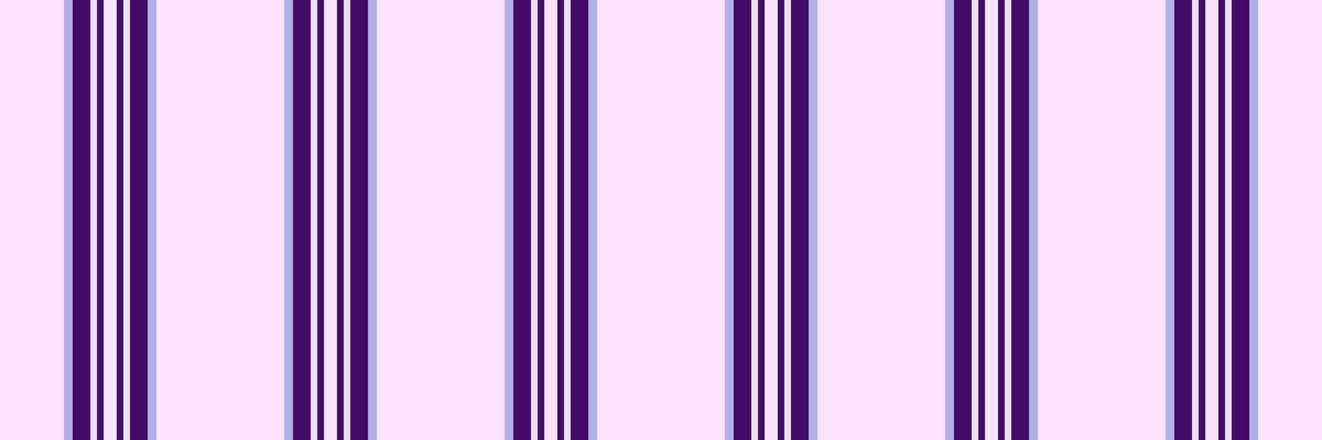 Quality texture vector textile, room lines background pattern. Kid seamless stripe vertical fabric in light and violet colors.
