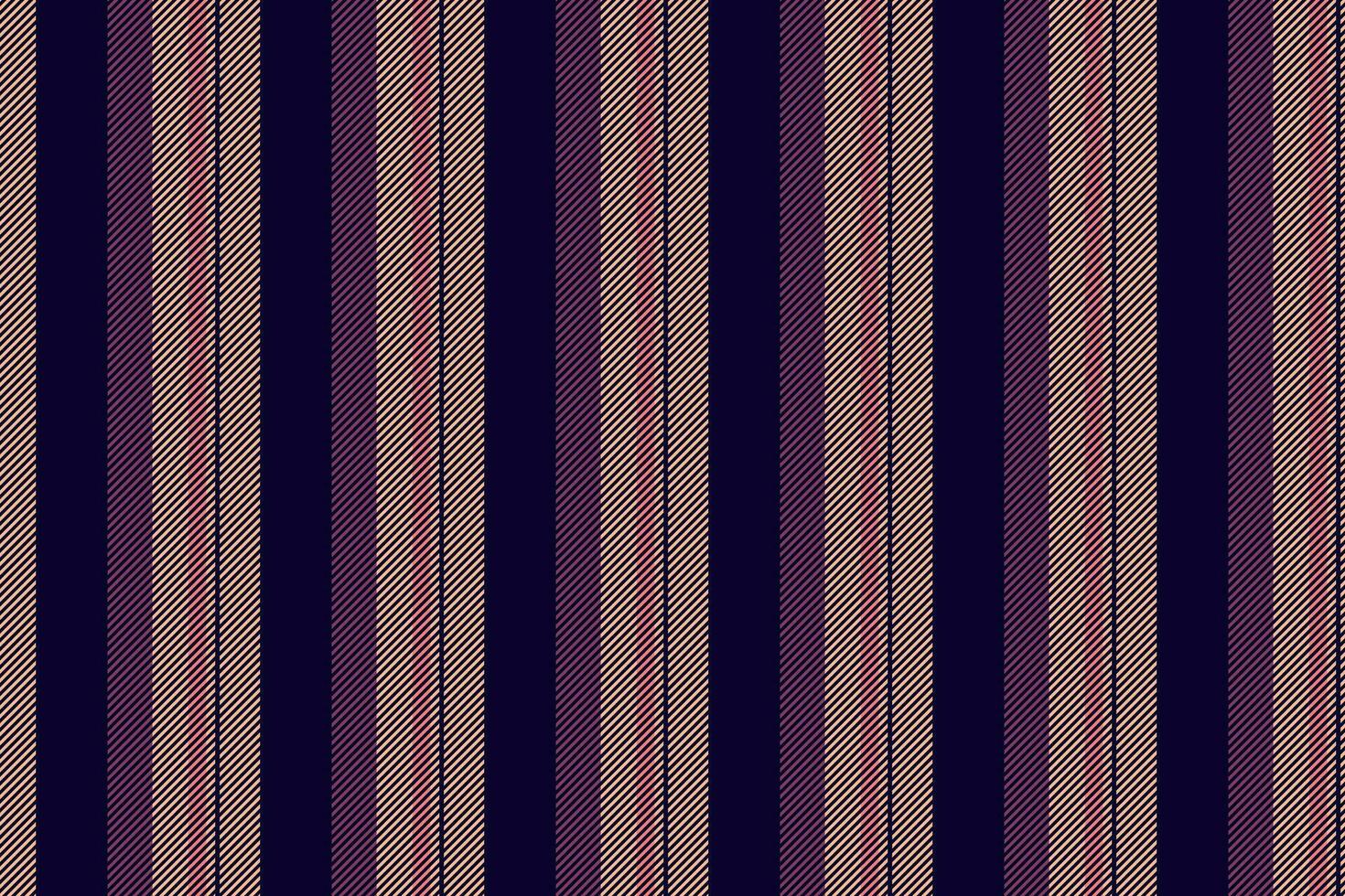 Deep stripe vertical texture, brazil background lines textile. Floor fabric vector pattern seamless in dark and orange colors.