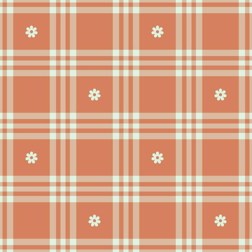 Spring gingham pattern, seamless checked plaids. Pastel vichy background for tablecloth, napkin, dress, Easter holiday textile design. vector