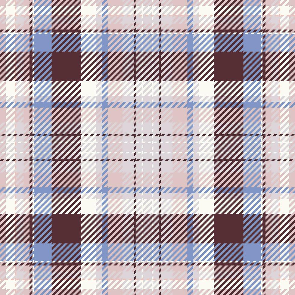 Plaid check pattern. Seamless fabric texture. Tartan textile print. vector