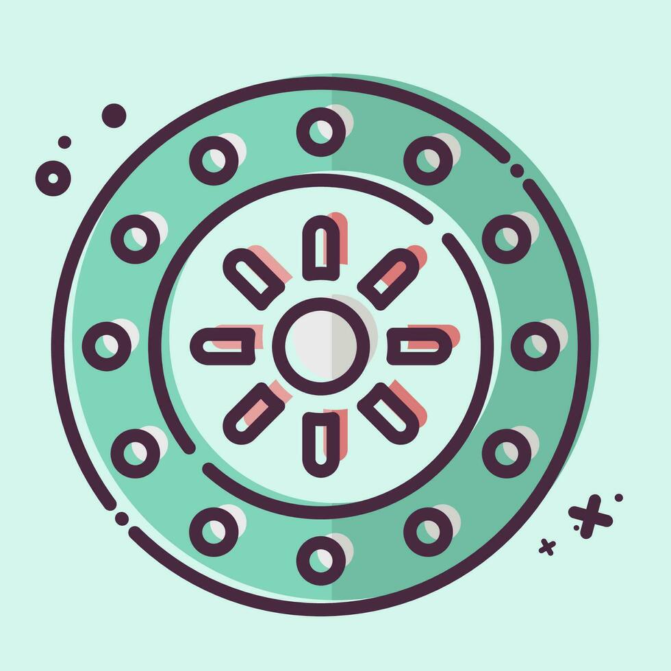 icono zodíaco. relacionado a horóscopo símbolo. mbe estilo. sencillo diseño editable. sencillo ilustración vector