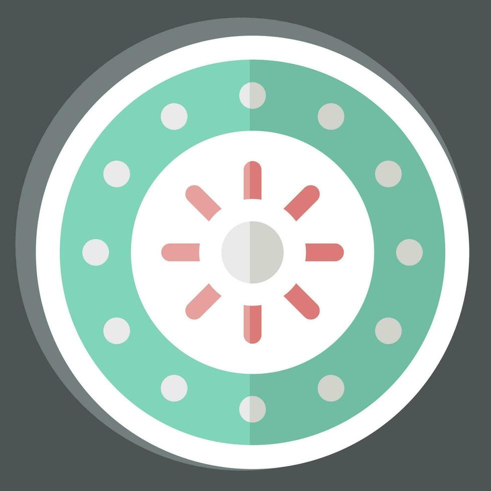 Sticker Zodiac. related to Horoscope symbol. simple design editable. simple illustration vector