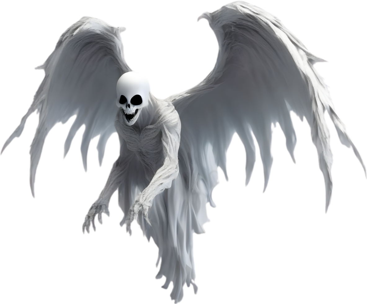 AI generated A close-up of a scary demon. Ai-Generated png
