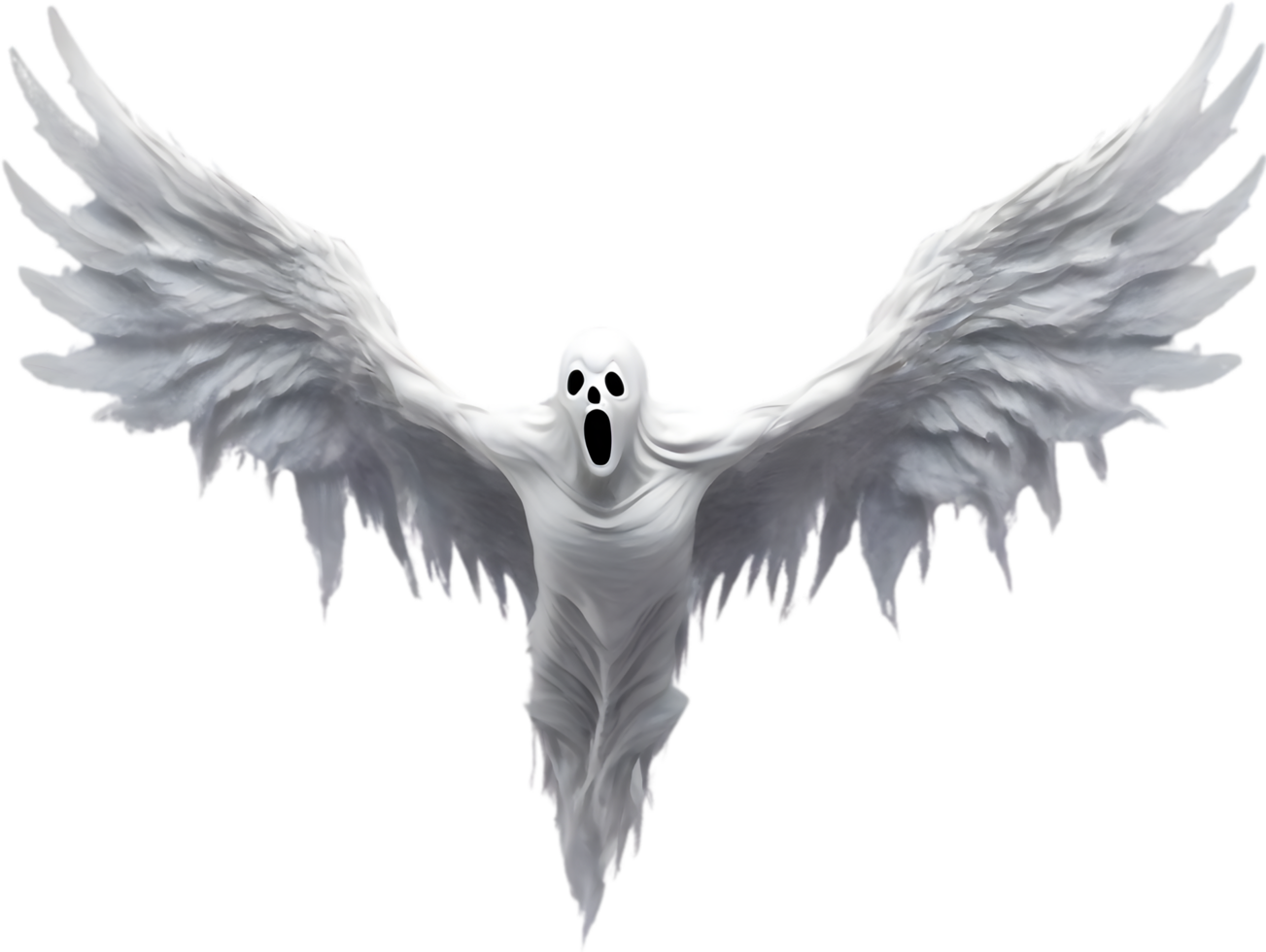 AI generated A close-up of a scary demon. Ai-Generated png