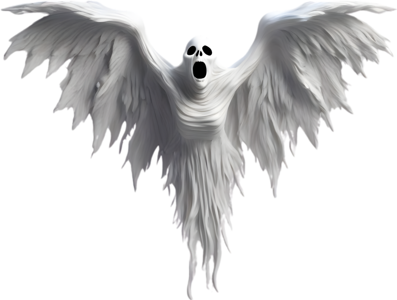 AI generated A close-up of a scary demon. Ai-Generated png