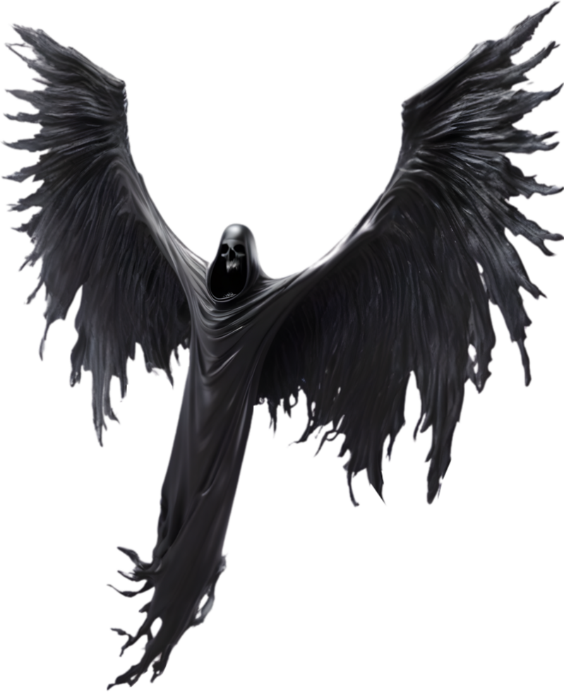 AI generated A close-up of a scary demon. Ai-Generated png