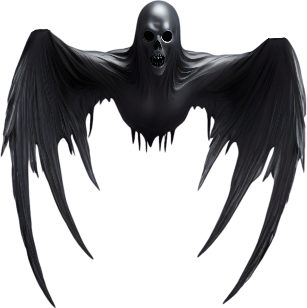 AI generated A close-up of a scary demon. Ai-Generated png