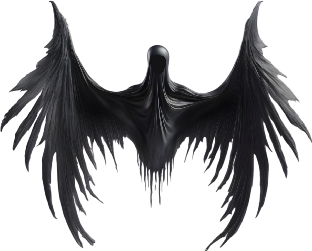 AI generated A close-up of a scary demon. Ai-Generated png