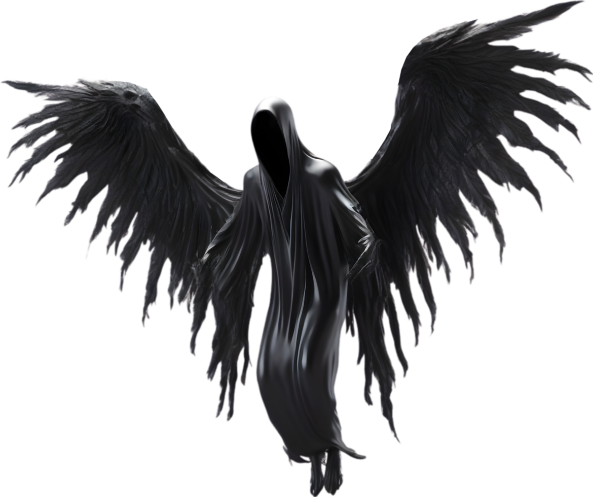 AI generated A close-up of a scary demon. Ai-Generated png