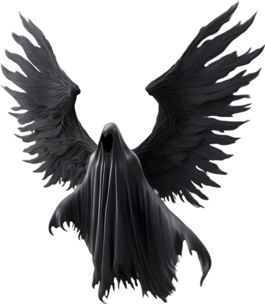 AI generated A close-up of a scary demon. Ai-Generated png